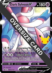 Dark Sylveon V (SWSH134) (carte Jumbo) [Épée et Bouclier : Black Star Promos] 
