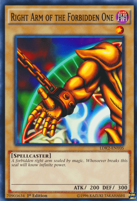 Right Arm of the Forbidden One [LDK2-ENY05] Common - POKÉ JEUX