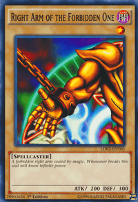 Right Arm of the Forbidden One [LDK2-ENY05] Common - POKÉ JEUX