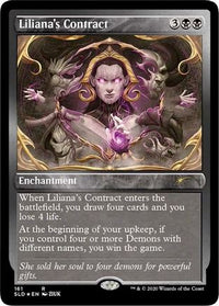 Liliana's Contract (161) (Foil Etched) (SLD-161) - Secret Lair Drop Series Foil