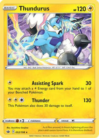 Thundurus (052/198) (Thème Deck Exclusif) [Épée et Bouclier : Chilling Reign] 