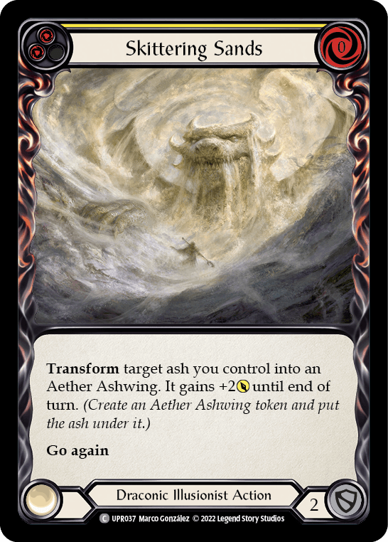 Skittering Sands (Yellow) [UPR037] (Uprising) Rainbow Foil - POKÉ JEUX