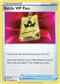 Battle VIP Pass (225/264)  - SWSH08 Fusion Strike