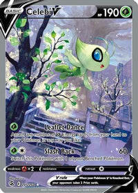 Celebi V (Alternate Full Art) (245/264) - SWSH08 Fusion Strike Holofoil