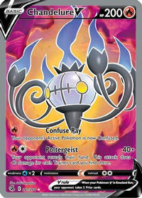 Chandelure V (Full Art) (247/264)  - SWSH08 Fusion Strike Holofoil