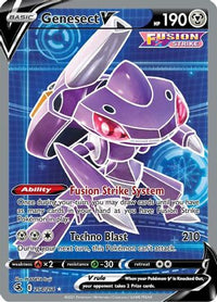Genesect V (Full Art) (254/264) - SWSH08 Fusion Strike Holofoil