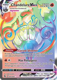 Chandelure VMAX (Secret) (265/264) - SWSH08 Fusion Strike Holofoil