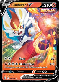Cinderace V (44/264) - SWSH08 Fusion Strike Holofoil