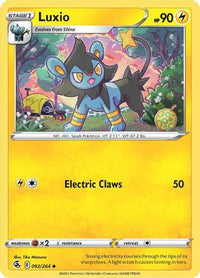 Luxio (92/264) - SWSH08 Fusion Strike