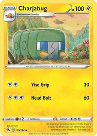 Charjabug (100/264) [Épée et bouclier : Fusion Strike] 