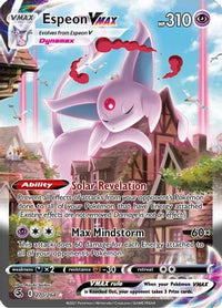 Espeon VMAX (Alternate Art Secret) (270/264) - SWSH08 Fusion Strike Holofoil