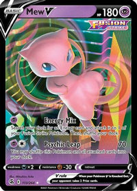 Mew V (113/264) - SWSH08 Fusion Strike Holofoil