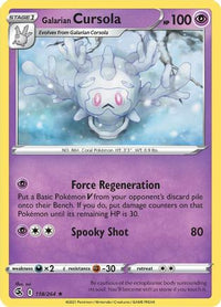 Galarian Cursola (118/264)  - SWSH08 Fusion Strike