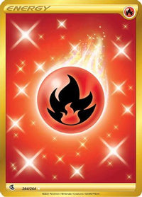 Fire Energy (Secret) (284/264) - SWSH08 Fusion Strike Holofoil