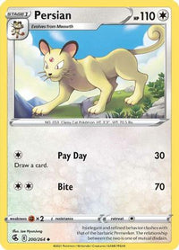 Persian (200/264)  - SWSH08 Fusion Strike