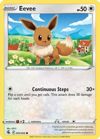 Eevee (205/264)  - SWSH08 Fusion Strike