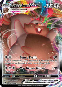 Greedent VMAX (218/264)  - SWSH08 Fusion Strike Holofoil