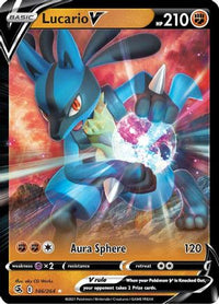 Lucario V (146/264) - SWSH08 Fusion Strike Holofoil