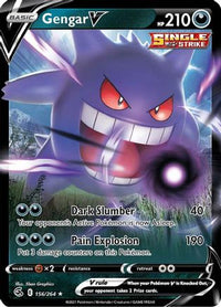 Gengar V (156/264) - SWSH08 Fusion Strike Holofoil