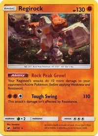 Regirock (Cosmos Holo) (53/111) - SM Promos Holofoil