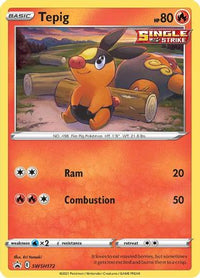 Tepig (SWSH172) [Épée et Bouclier : Promos Black Star] 