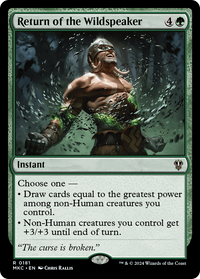 Return of the Wildspeaker [Murders at Karlov Manor Commander]
