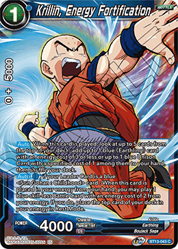 Krillin, Energy Fortification (Common) (BT13-043) [Supreme Rivalry] - POKÉ JEUX