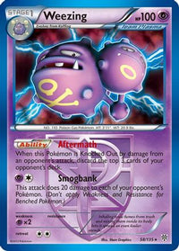 Weezing (58/135) (Thème Deck exclusif) (Team Plasma) [Noir et blanc : Plasma Storm] 