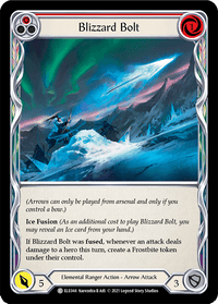 Blizzard Bolt (Red) [ELE044] (Tales of Aria) 1st Edition Rainbow Foil - POKÉ JEUX