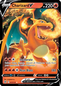 Charizard V (17/172)  - SWSH09 Brilliant Stars Holofoil