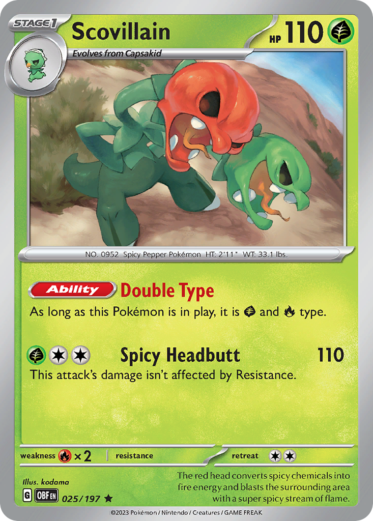 Scovillain (Cosmos Foil) (25/197) - Miscellaneous Cards & Products Holofoil