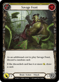 Savage Feast (Yellow) [WTR015-R] (Welcome to Rathe) Alpha Print Normal - POKÉ JEUX