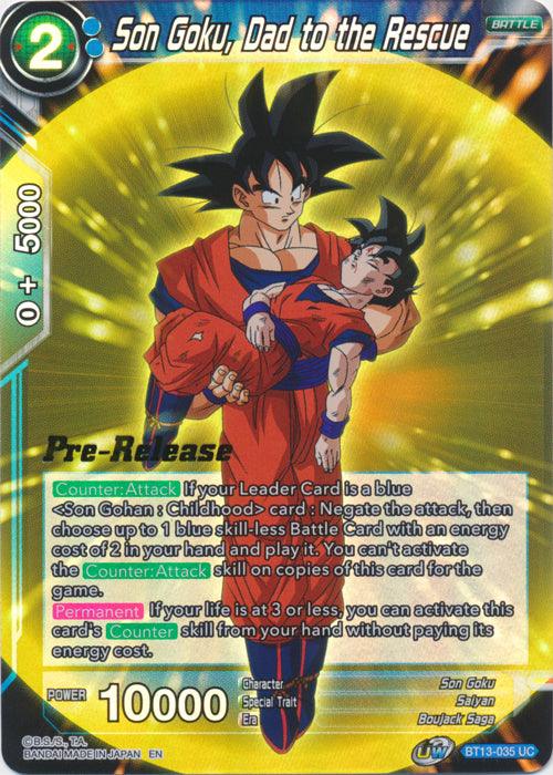 Son Goku, Dad to the Rescue (BT13-035) [Supreme Rivalry Prerelease Promos] - POKÉ JEUX