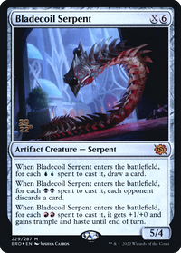 Bladecoil Serpent [Promotions avant-première de The Brothers' War] 