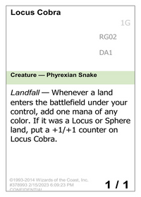 Locus Cobra [Événement inconnu] 