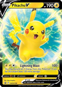Pikachu V (SWSH198/307)  - SWSH Sword & Shield Promo Cards Holofoil