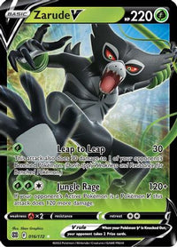 Zarude V (16/172)  - SWSH09 Brilliant Stars Holofoil