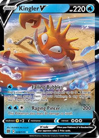 Kingler V (28/172)  - SWSH09 Brilliant Stars Holofoil
