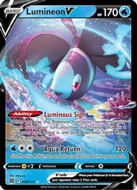 Lumineon V (40/172)  - SWSH09 Brilliant Stars Holofoil