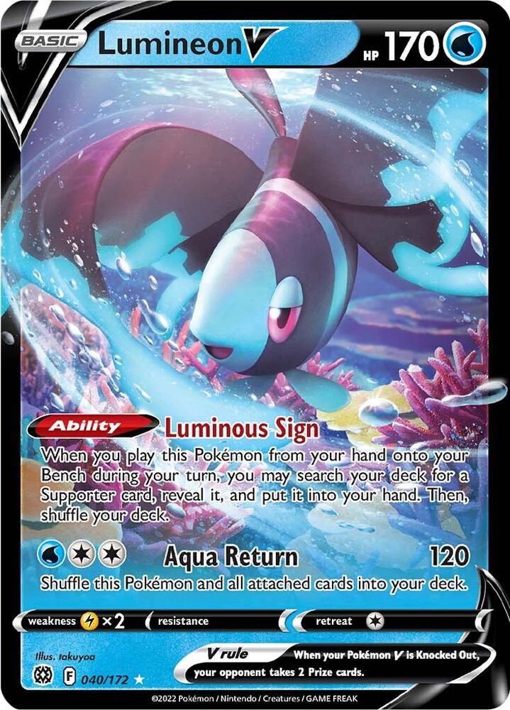 Lumineon V 2024 (Jesse Parker) (40) - World Championship Decks Holofoil