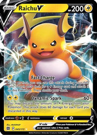 Raichu V (45/172) - SWSH09 Brilliant Stars Holofoil