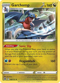 Garchomp (109/172) - SWSH09 Brilliant Stars Holofoil