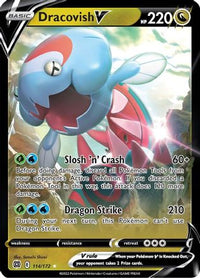 Dracovish V (114/172)  - SWSH09 Brilliant Stars Holofoil