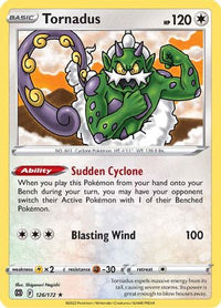 Tornadus (126/172) - SWSH09 Brilliant Stars