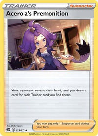 Acerola's Premonition (129/172) - SWSH09 Brilliant Stars