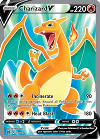 Charizard V (Full Art) (153/172) - SWSH09 Brilliant Stars Holofoil