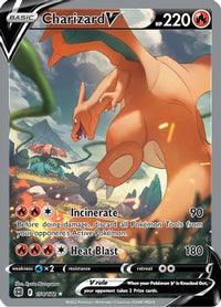 Charizard V (Alternate Full Art) (154/172) - SWSH09 Brilliant Stars Holofoil