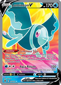 Lumineon V (Full Art) (155/172)  - SWSH09 Brilliant Stars Holofoil