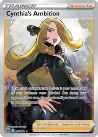 Cynthia's Ambition (Full Art) (169/172) - SWSH09 Brilliant Stars Holofoil