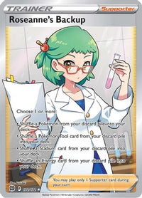 Roseanne's Backup (Full Art) (172/172)  - SWSH09 Brilliant Stars Holofoil